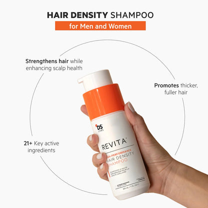 DS Labs Revita Shampoo – High-Performance Hair Density Shampoo, Volumizing & Thickening, Fuller, Healthier-Looking Hair, Sulfate & Silicone Free, For Men & Women, 205mL